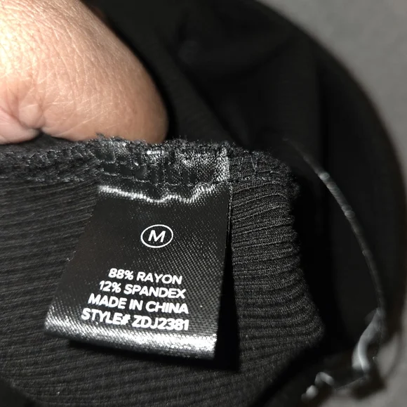 Fashion Nova Elegant Black Ribbed Top - Picture 6 of 6